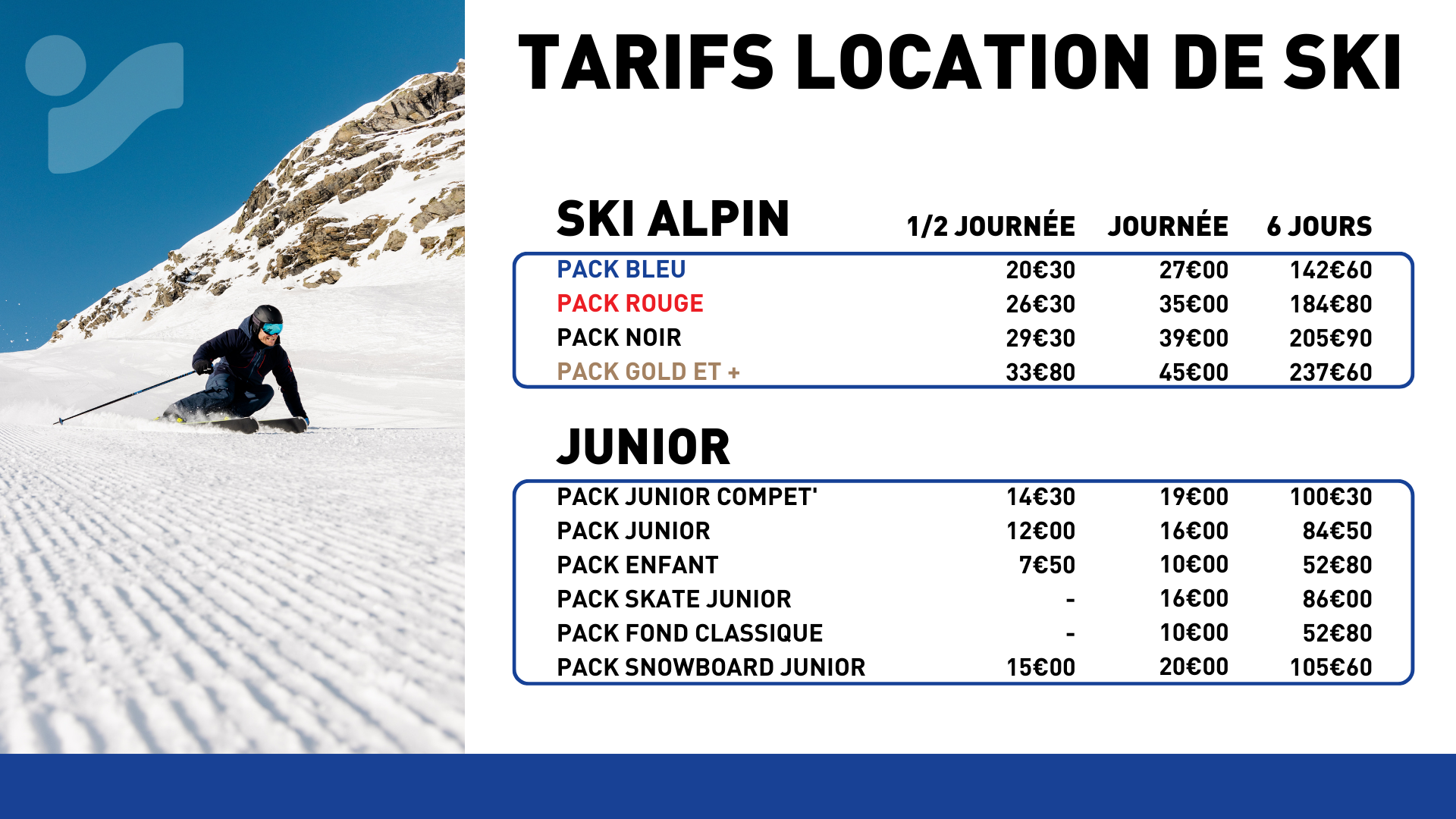 tarif location ski barcelonnette