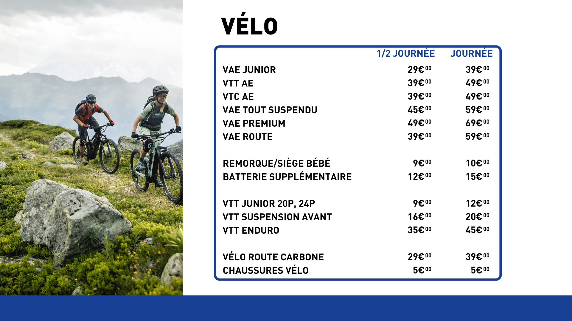 prix location vélo barcelonnette